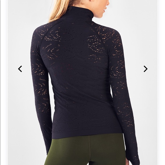 Fabletics Luciana Seamless Pointelle Jacket small - Picture 2 of 9